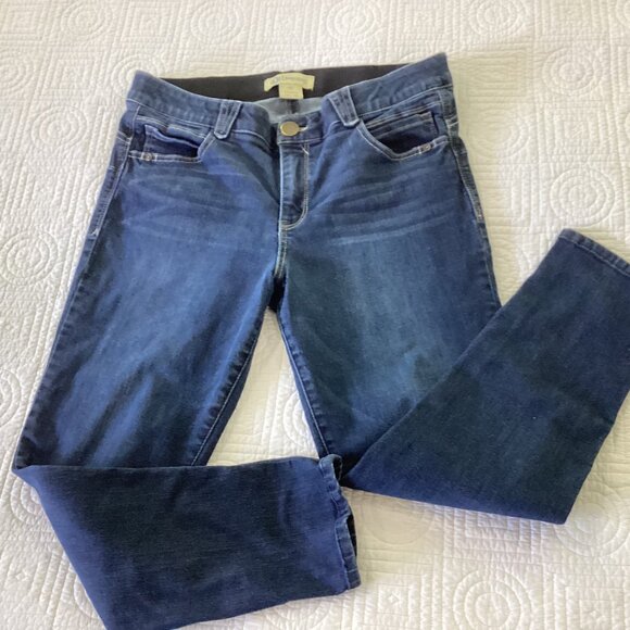 Democracy Jeans Womens 14 Ab Solution Skinny Ankle Dark Wash Blue - Picture 1 of 12